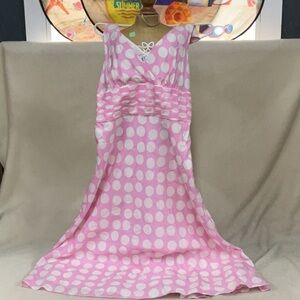 EUC Woman’s sleeveless Lilly Pulitzer polkadot dress